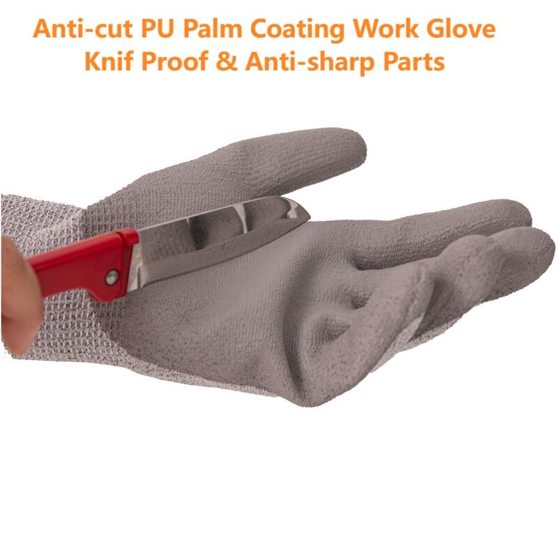 Cut Resistant Gloves Manufacturer - Snell Safety PU Coated EN388 C Level