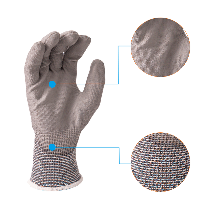 Cut Resistant Gloves Manufacturer - SNELLsafety High Quality PU