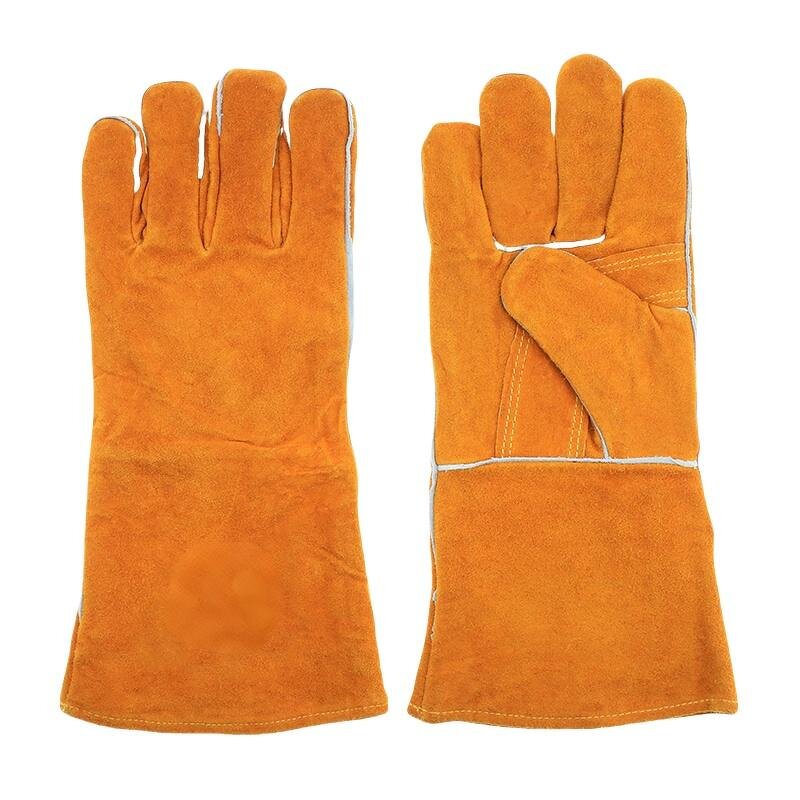 Leather Welding Gloves Supplier - Snell Safety Custom Color 14 Inches