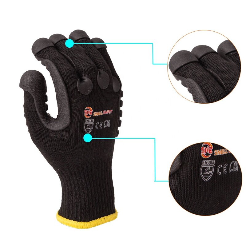 Anti Vibration Gloves Supplier - SNELL SAFETY Mining High Impact