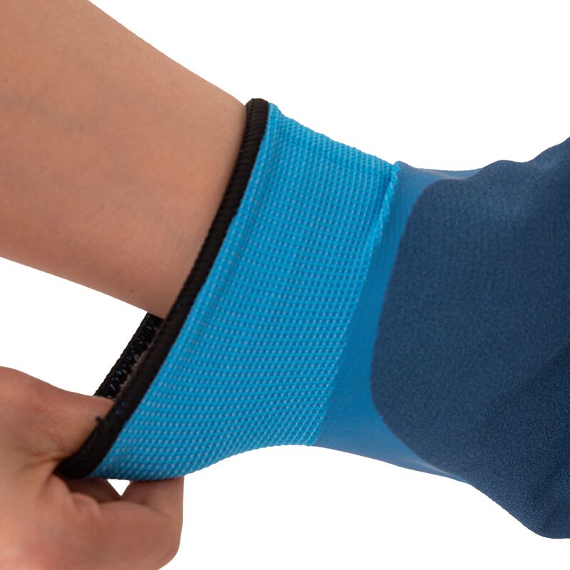 Custom Logo Gloves Supplier - Latex Coated Material 13 Gauge