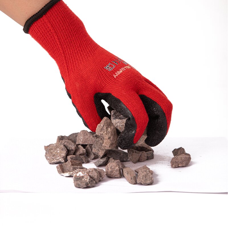 Construction Safety Gloves Manufacturer - Latex Coated Non-Slip