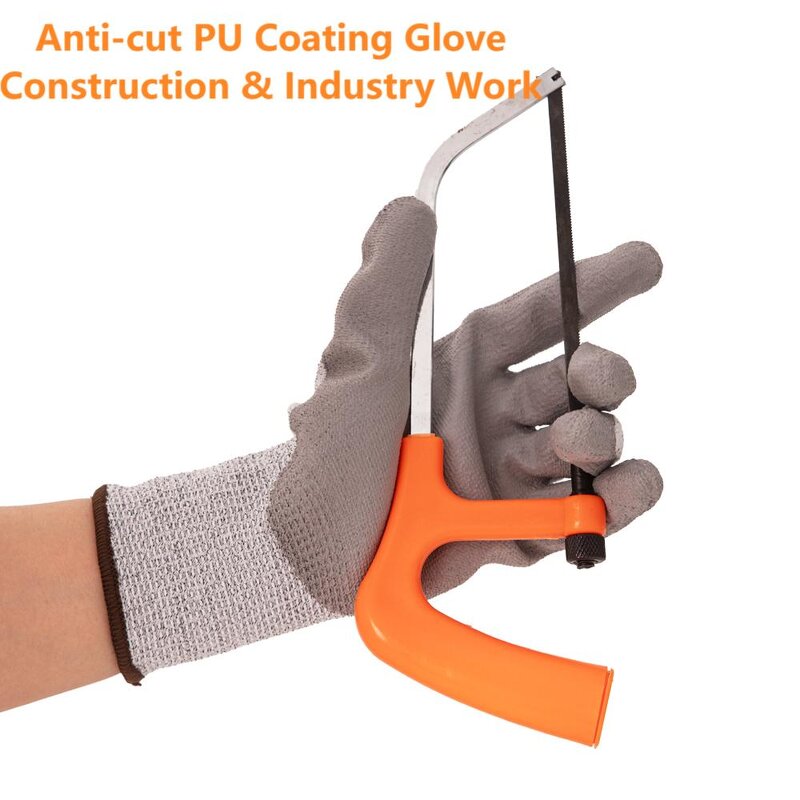 Cut Resistant Gloves Manufacturer - Snell Safety PU Coated EN388 C Level