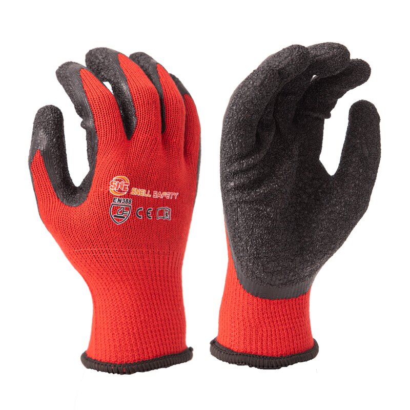 Construction Safety Gloves Manufacturer - Latex Coated Non-Slip