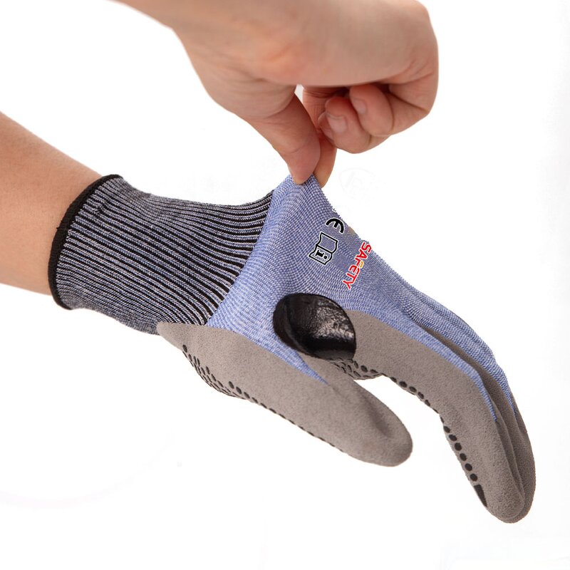 Cut Proof Gloves Supplier - Wholesale ANSI A4 A5 Sandy Nitrile