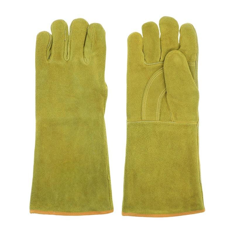 Leather Welding Gloves Supplier - Snell Safety Custom Color 14 Inches