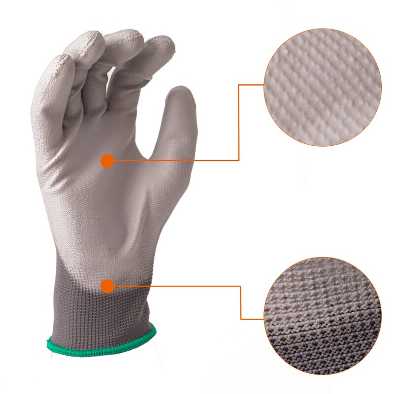 Polyester Glove Supplier - Snell Safety Multi Use Pu Coated