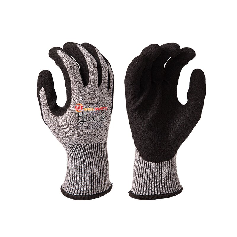Anti-Cut Safety Gloves Supplier - Sandy A3 EN388 4 ANSI Coated