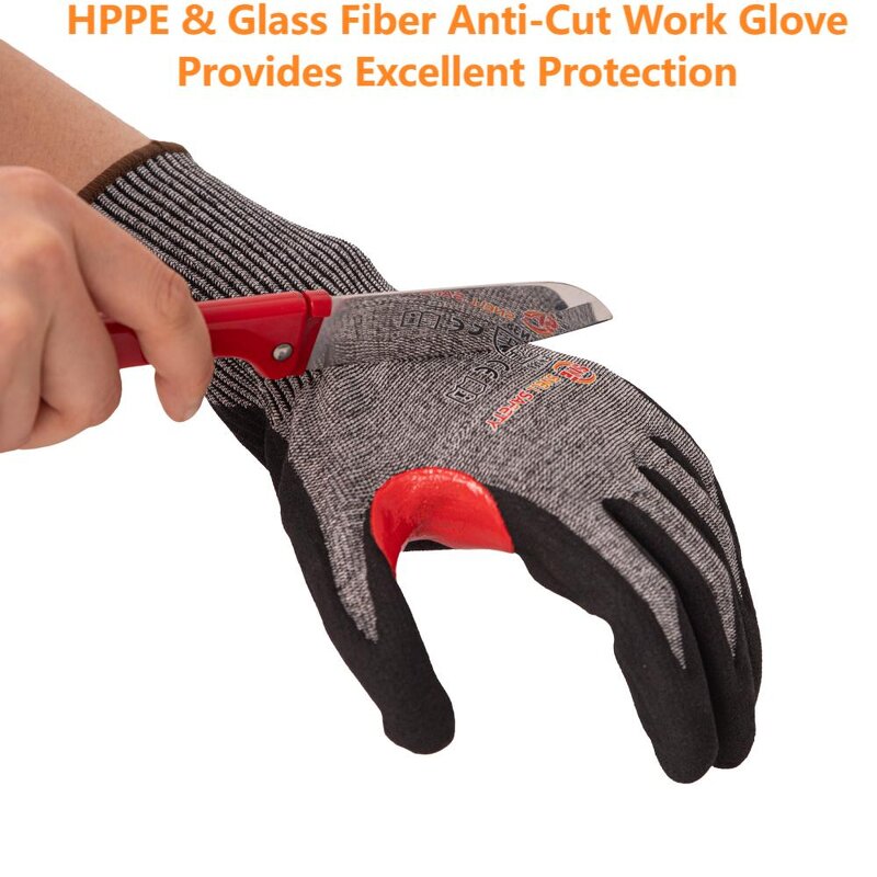 Nitrile Coated Gloves Supplier - Industrial Sandy Cut Resistant Work