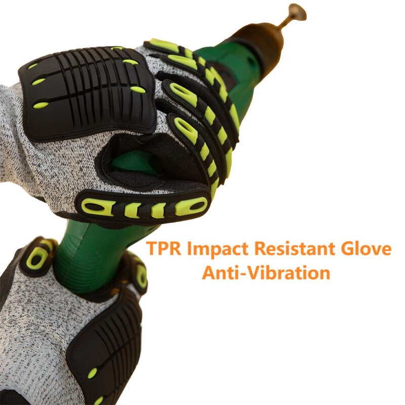 Impact Gloves Manufacturer - Wholesale Custom TPR Cotton for Oilfield