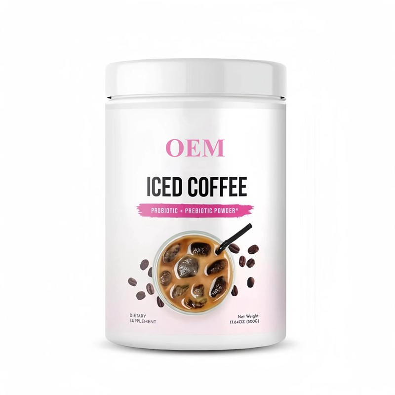 OEM Private Label Food Grade Herbal Extract L-Carnitine Detox Slimming Iced Coffee Powder for Body Slim Weight Loss