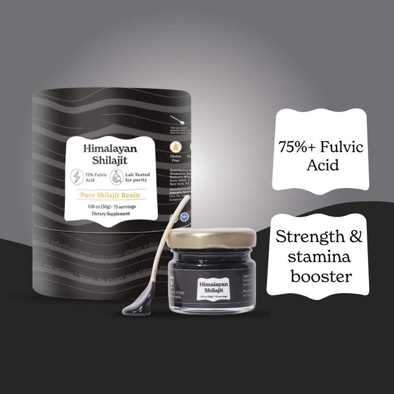 GMP HACCP Certificated OEM Premium Quality Pure Himalayan Organic Shilajit Resin with Rich Fulvic Acid Sourced From Himalayas