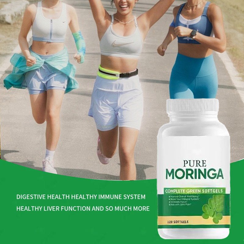 OEM ODM OBM Private Label Moringa Capsules Anti-age Supplement Moringa Leaf Extract Gummies