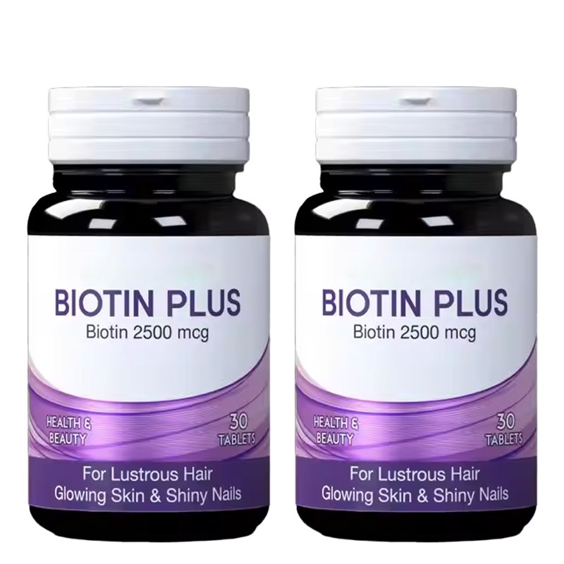 OEM Biotin Plus 10000 Mcg Tablets Nature's Bounty Private Label Biotin Tablets Biotin and Collagen Tablets for Hair Growth Skin