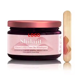 OEM Private Label Pure Himalayan 100% Natural Shilajit Resin Ointment Jam Health Supplement Improving Energy Heart and Blood