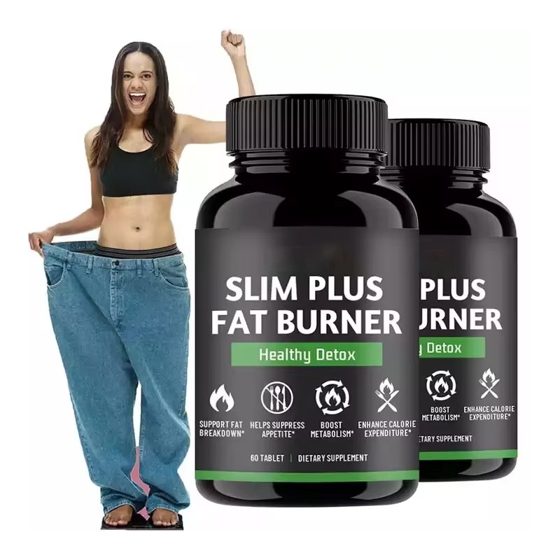 OEM/ODM/OBM Private Label Natural Herbal Slimming Tablets Diet Fast Fat burner Slim Plus Pills Flat Abdomen Weight Loss