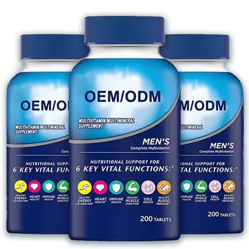 OEM/ODM Men's Multivitamin Tablets Highly Effective Formula Fruit Flavored Multivitamin Mineral Tablets Supplement for Men