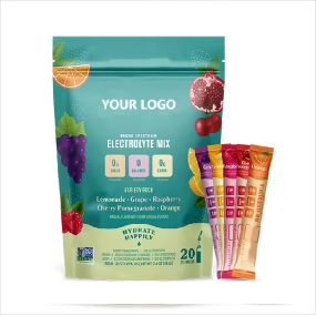 OEM Products Sports Nutrition Energy Drink Multi Flavored Electrolyte Powder Packets Hydration Electrolytes Powder