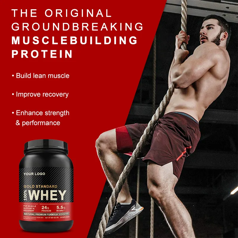 Wholesale Price Isolate Protien for Gym Protine Clear Concentrate Growth Muscle Building Fitness Sports Whey Protein Powder