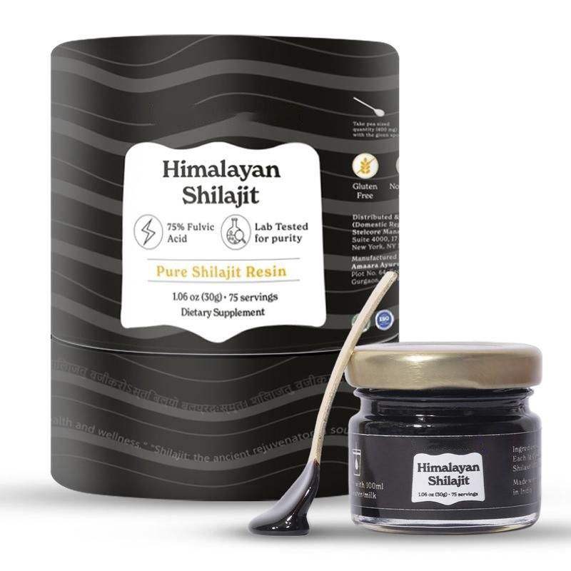 GMP HACCP Certificated OEM Premium Quality Pure Himalayan Organic Shilajit Resin with Rich Fulvic Acid Sourced From Himalayas