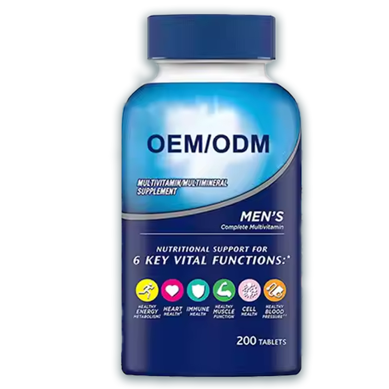 OEM/ODM Men's Multivitamin Tablets Highly Effective Formula Fruit Flavored Multivitamin Mineral Tablets Supplement for Men