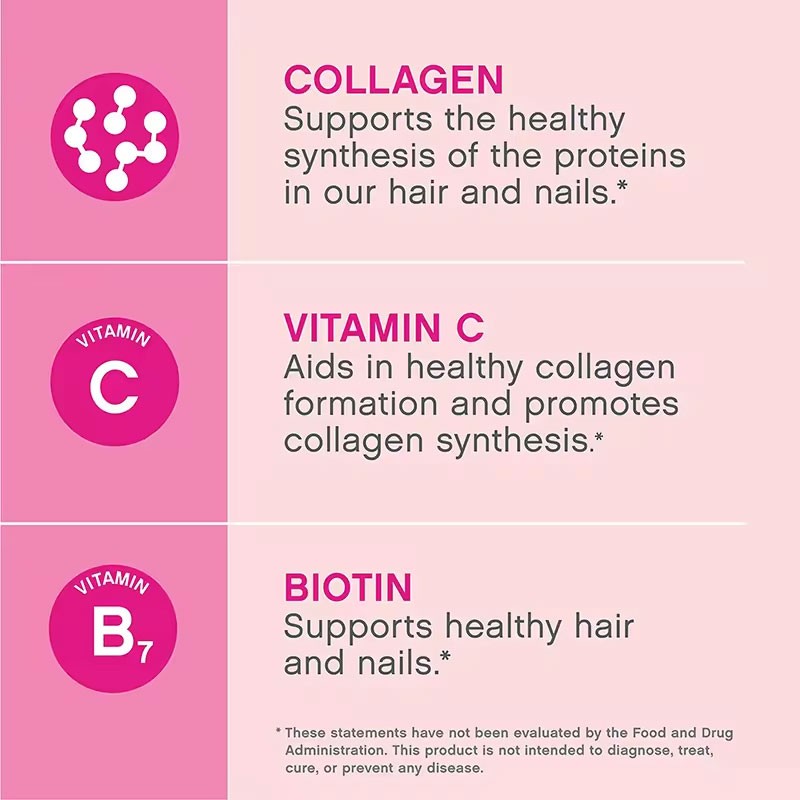 Super Collagen Capsules With Vitamin C Biotin Skin Hair Nails Supplement Collagen Powder Includes Antioxidants Tablet