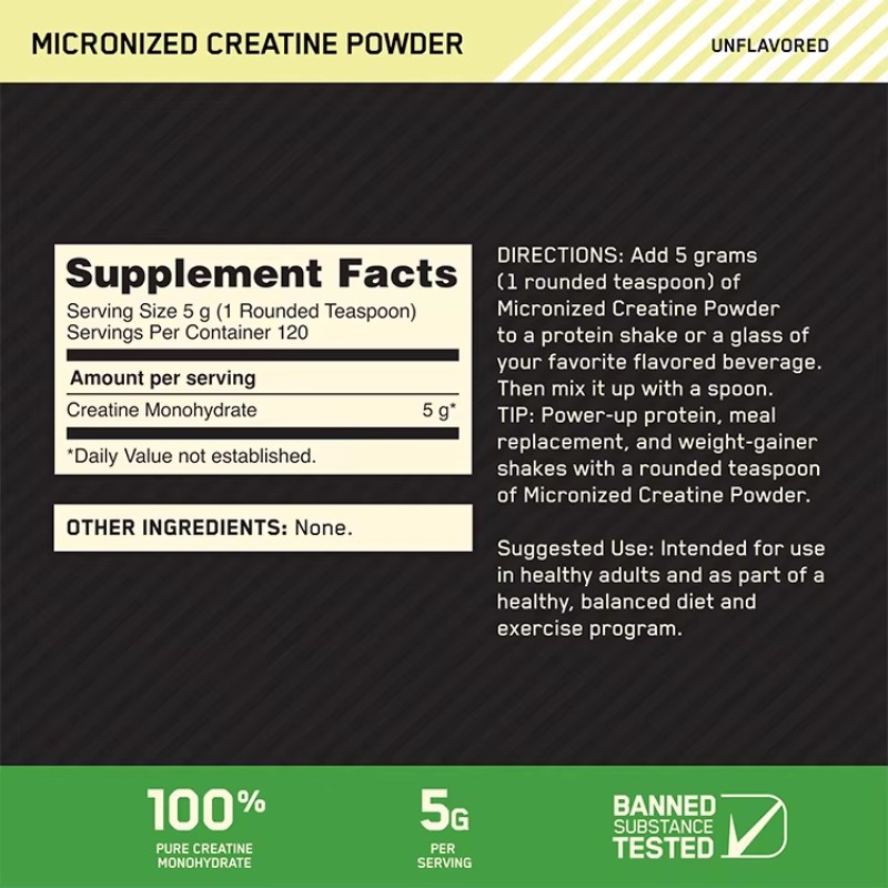 Factory Supply Creatine Monohydrate Powder Fast Muscle Building Micronized Fitness Sports Nutrition Creatine Powder Manufacture