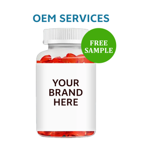 OEM ODM Professional Health Care Manufacturer Gummies Supplement Capsules Tablets Powder Customized Shape Formula Gummy Candy