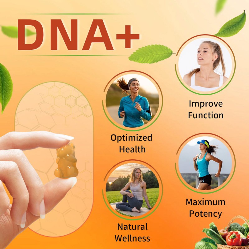 OEM/ODM Factory Supply Health Care Supplement 750mg Nicotinamide Adenine Dinucleotide NAD+ Gummies Support Energy