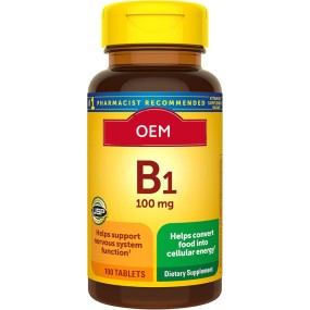 OEM Manufacturer Vitamin B1 B6 B12 Tablets Vitamin B Complex Capsules Healthcare Supplements Support Nervous System Function
