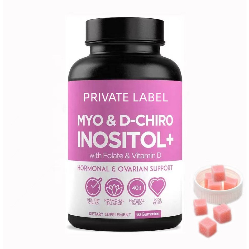 OEM ODM Myo Inositol Capsules Supplement Support Folate Vitamin Women Inositol D-Chiro Inositol Capsule