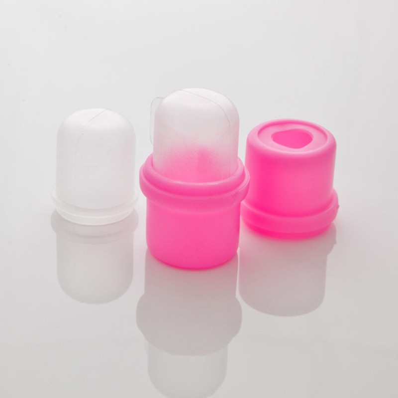 10pcs/Bag Solid Plastic Crystal Nail Light Therapy Kit for Finger Cot Removal Art Nail Removal