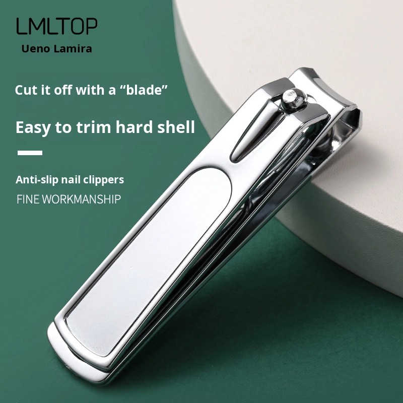 LMLTOP Stylish Stainless Steel Nail Clippers Curved Blade Manicure Tools for Nail Art Fashionable Finger Use Wholesale C0179