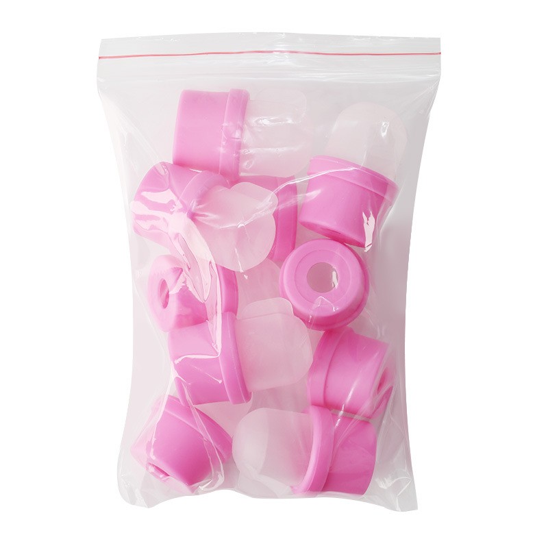 10pcs/Bag Solid Plastic Crystal Nail Light Therapy Kit for Finger Cot Removal Art Nail Removal