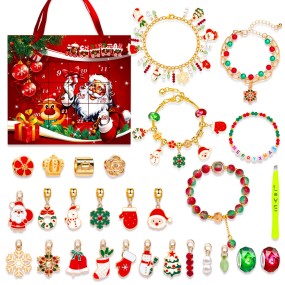 European American DIY Children's Bracelet Jewelry Golden Christmas Holiday Gift Wholesale Fashion Bangles for Youngsters
