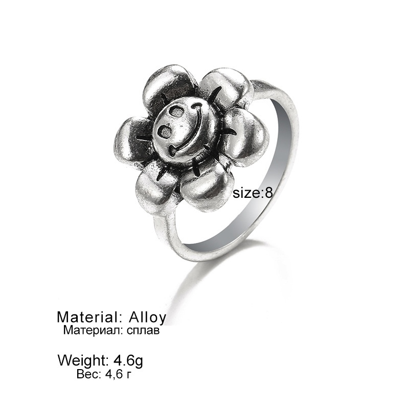 Retro Cast Ring New Arrival Stylish Punk Style Old Finger Joint Ring Fashionable Alloy Jewelry From Decorative Industry