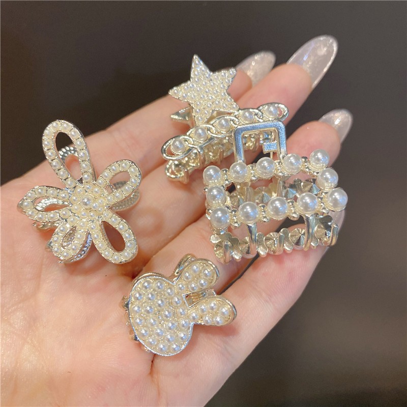 Women's Mini Hair Claw Clip Beautiful Back Head Half Hair Clip Small Bangs Headwear for Girls New Hair Accessories