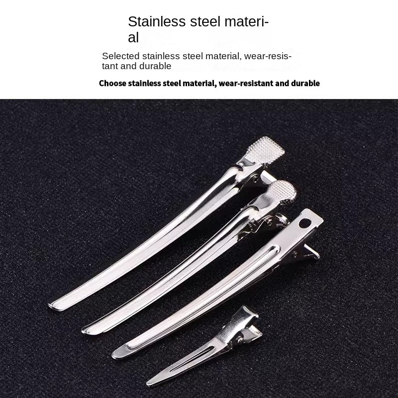 Diy Vintage Girls Hair Styling Artifact Metal Seamless Fluffy Bangs Hairclip Rooted Duckbill Hairpin with Partitioning Clip