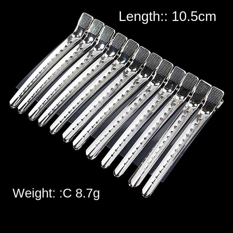 Diy Vintage Girls Hair Styling Artifact Metal Seamless Fluffy Bangs Hairclip Rooted Duckbill Hairpin with Partitioning Clip