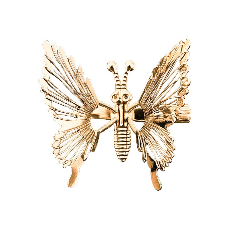 Women's Antique Hair Accessories Moving Butterfly Hairpin Tassel Internet Celebrity Top Clip Bangs Safe and Durable Hair Claw