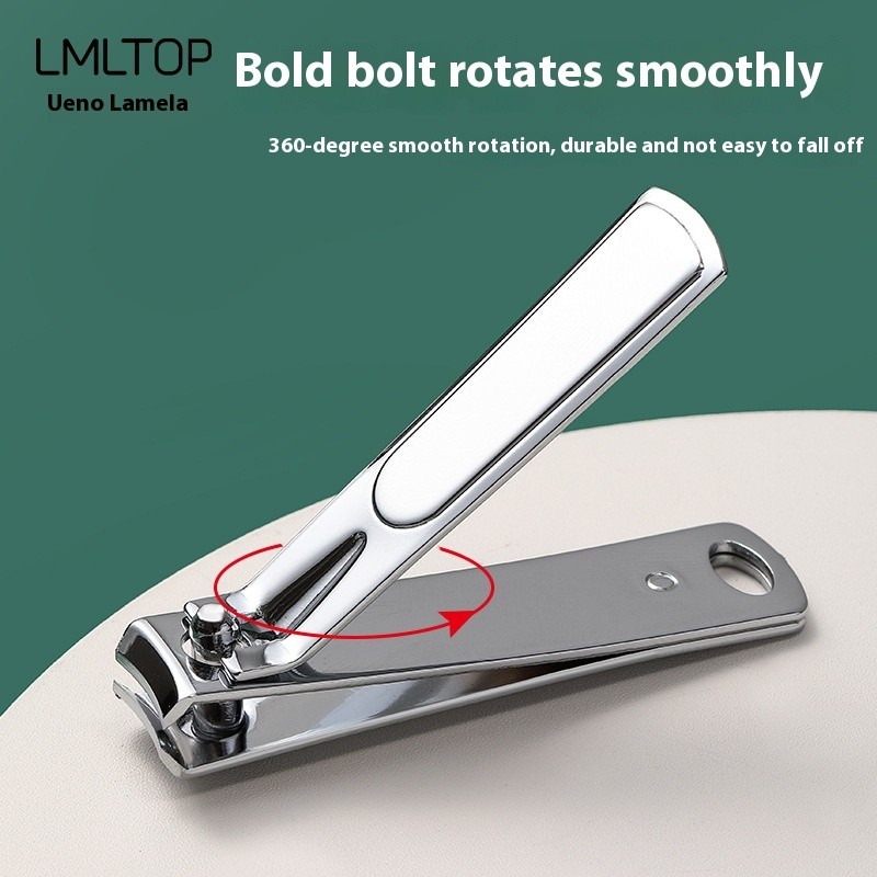 LMLTOP Stylish Stainless Steel Nail Clippers Curved Blade Manicure Tools for Nail Art Fashionable Finger Use Wholesale C0179