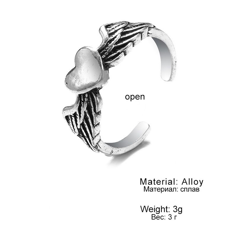 Retro Cast Ring New Arrival Stylish Punk Style Old Finger Joint Ring Fashionable Alloy Jewelry From Decorative Industry