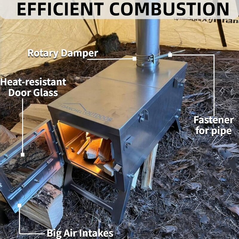 Portable Tent Stove Factory - Stainless Steel Wood Burning Hot Stove
