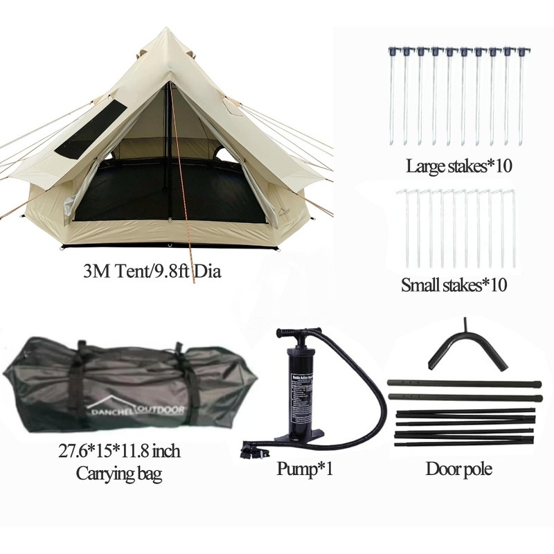 Inflatable Yurt Tent Manufacturer - Portable Waterproof Oxford Camping Tent