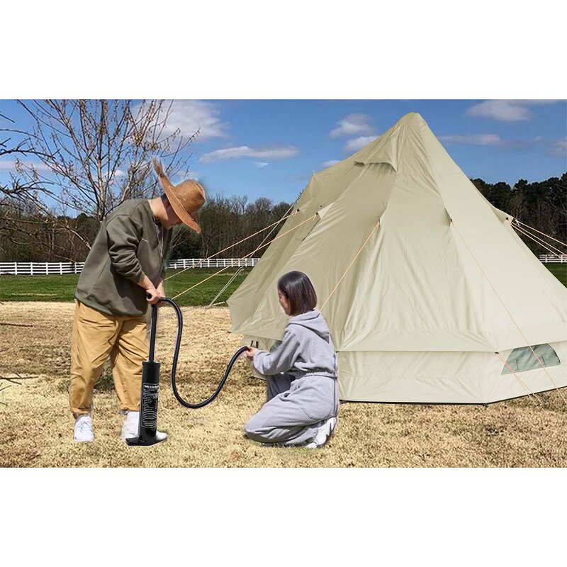 Inflatable Camping Tent Factory - Luxury Yurt Pop up Tents with Stove Jack