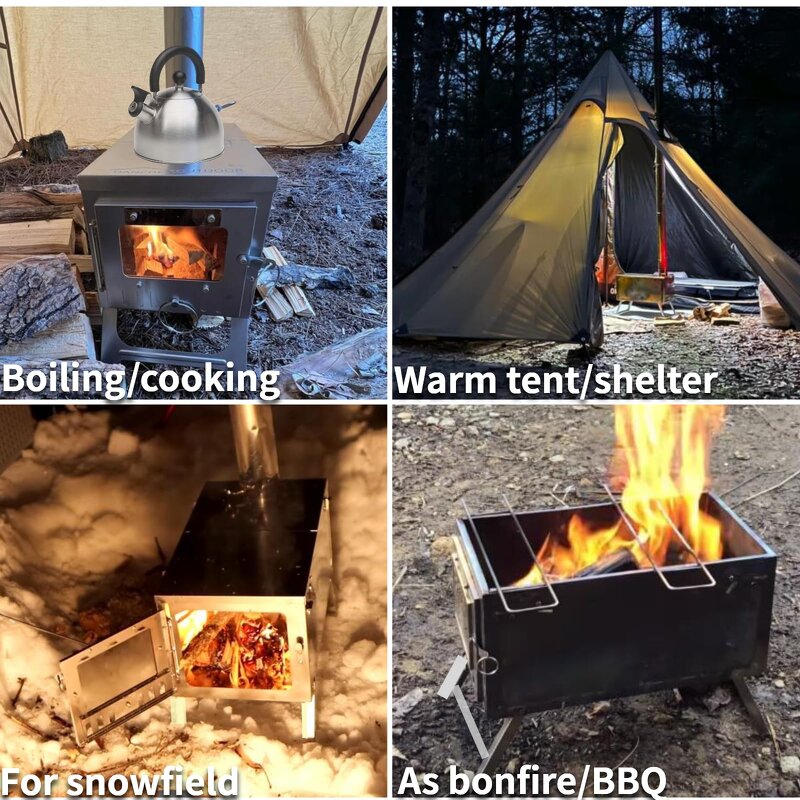 Portable Tent Stove Factory - Stainless Steel Wood Burning Hot Stove