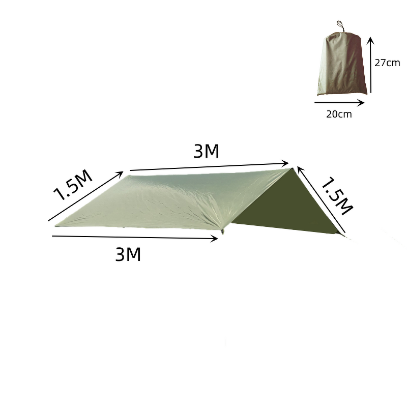 Waterproof Rain Tent Supplier - Ultralight Hammock Cover Flysheet No Poles