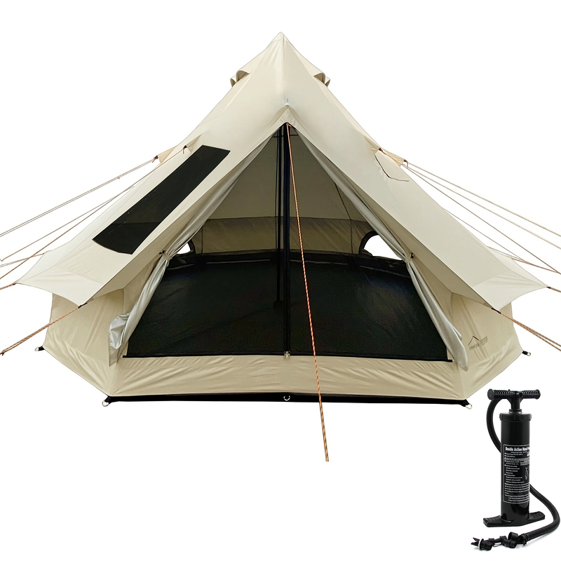 Inflatable Camping Tent Factory - Luxury Yurt Pop up Tents with Stove Jack