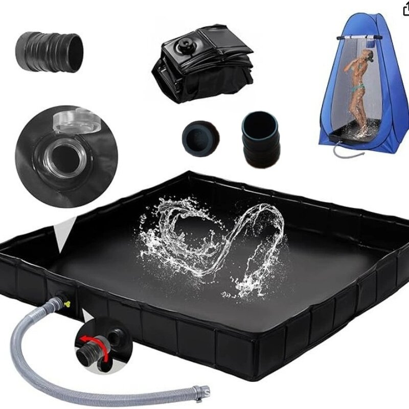 Camping Shower Mat Factory - Lightweight Foldable PVC Anti-Slip Base Mat