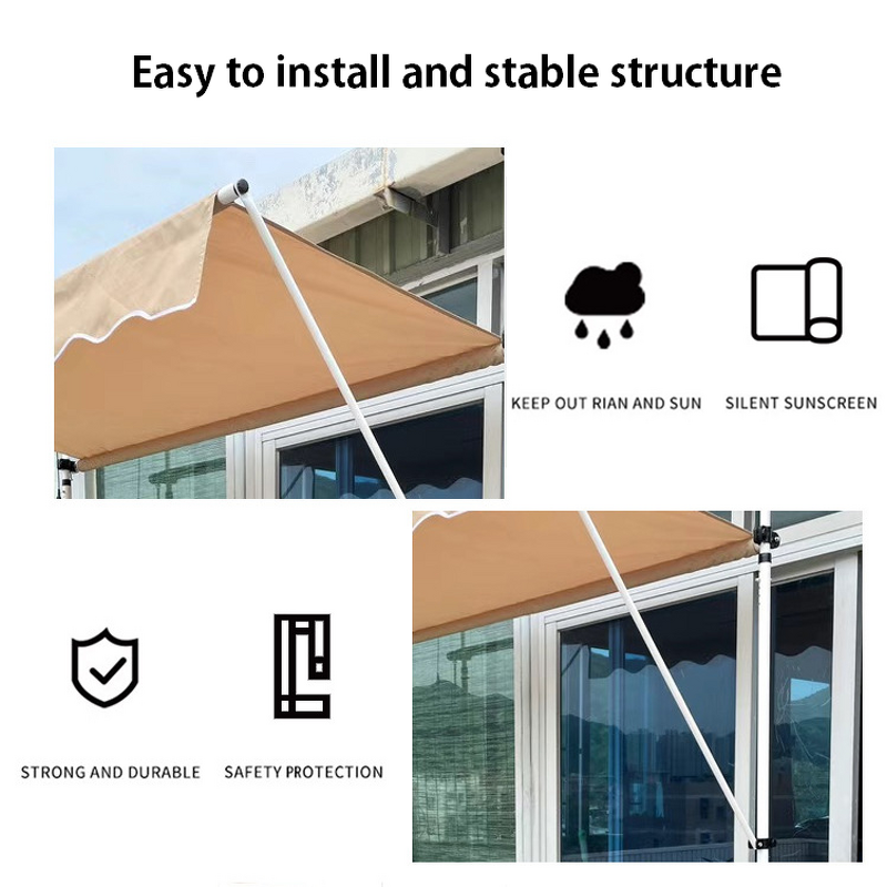 Retractable Patio Awning Supplier - Waterproof Sunshade UV Protection Canopy